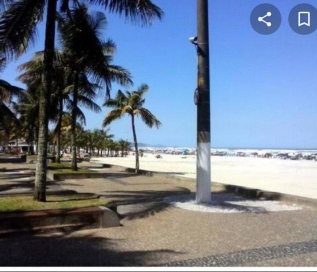 Apto Ocian centro Praia Grande Esterno foto