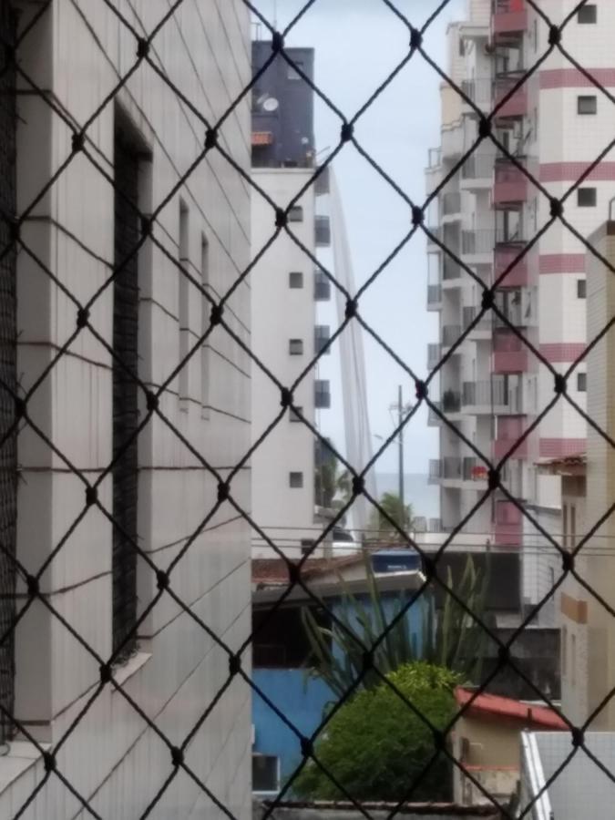 Apto Ocian centro Praia Grande Esterno foto