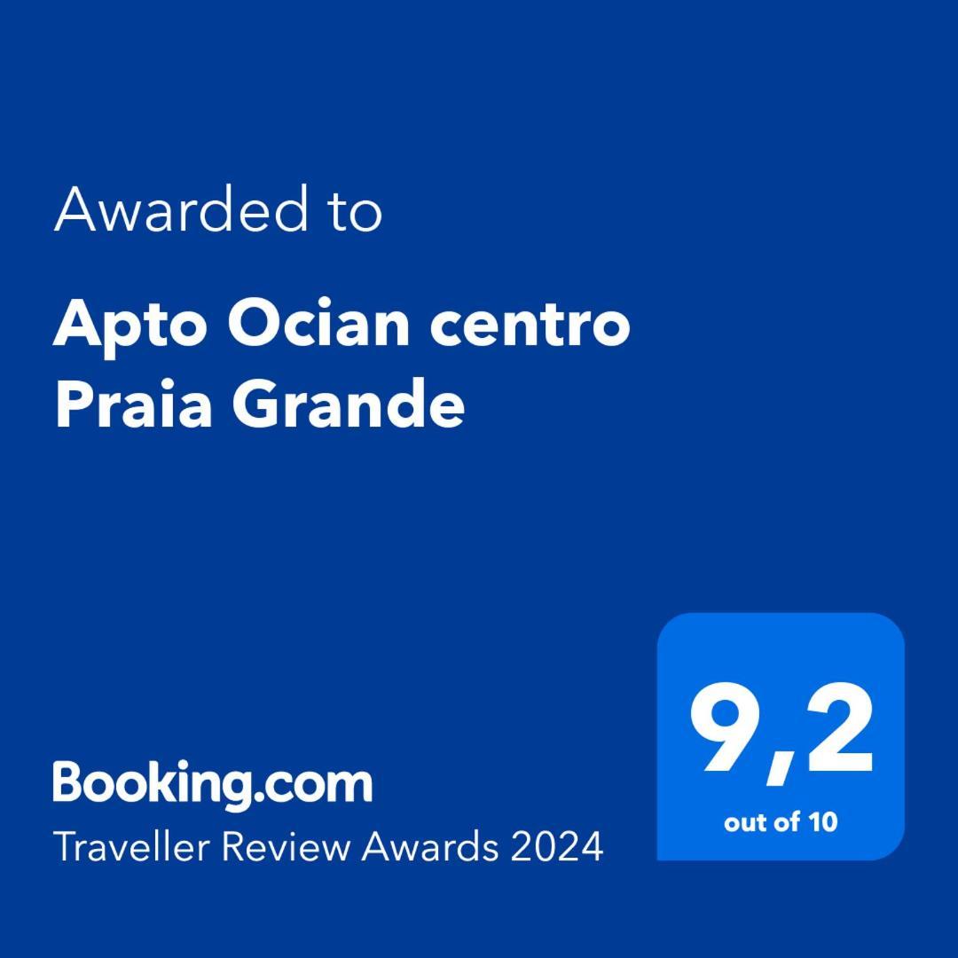 Apto Ocian centro Praia Grande Esterno foto